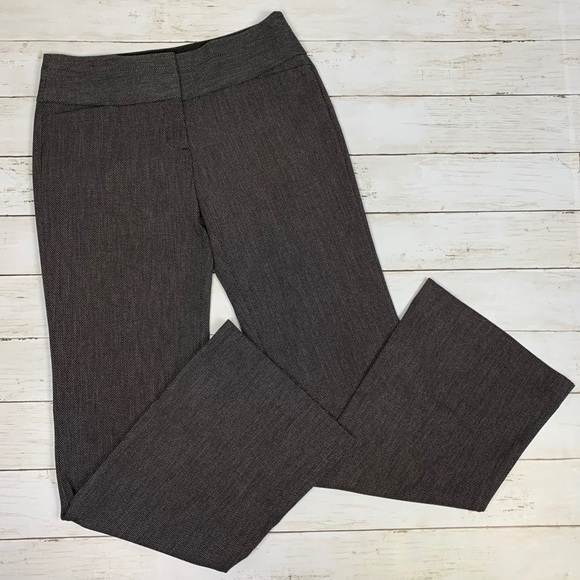 Express Editor Gray Mid Rise Slack Dress Pants - Picture 2 of 11